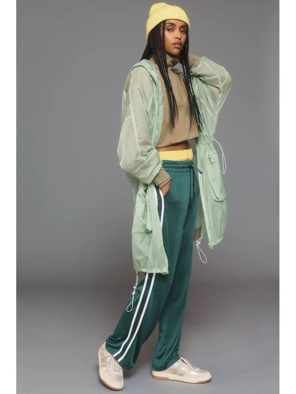 NWT Mint Green Daily Practice by Anthropologie Very Oversized  Jacket Sz L  XL